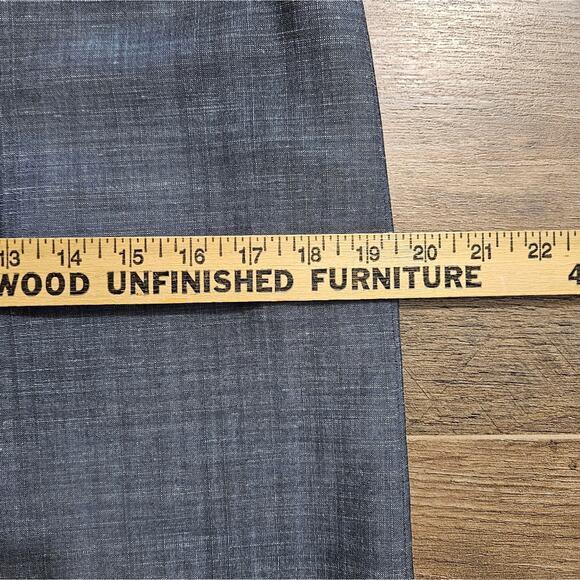 Escada Skirt Womens Gray EU 42 Wool Mohair Pencil Knee Length Corpcore US 12 - Picture 13 of 16